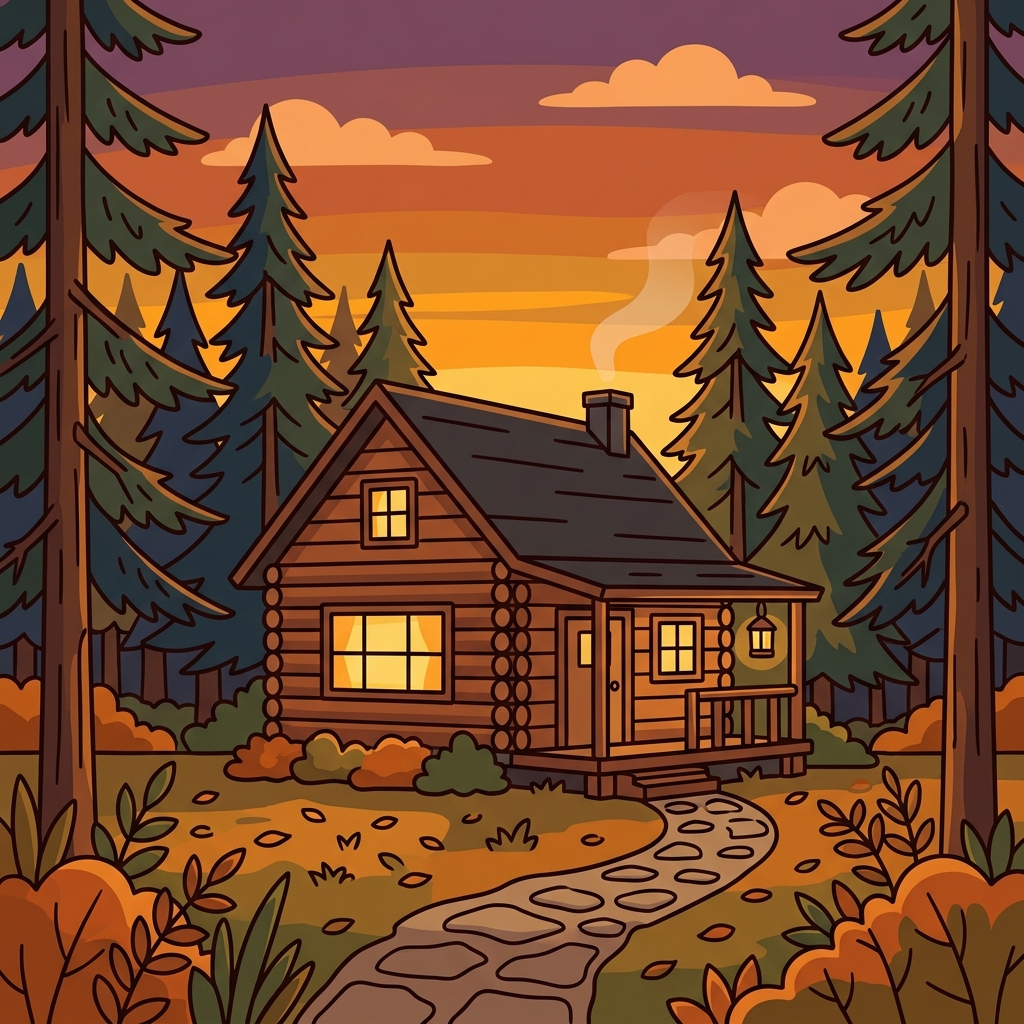 Cozy Cabins Cover